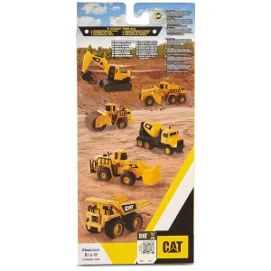 Outback Toys Excavators | Loaders<CAT Construction Metal Vehicle 3 Pack with Concrete Mixer, Dump Truck & Grader