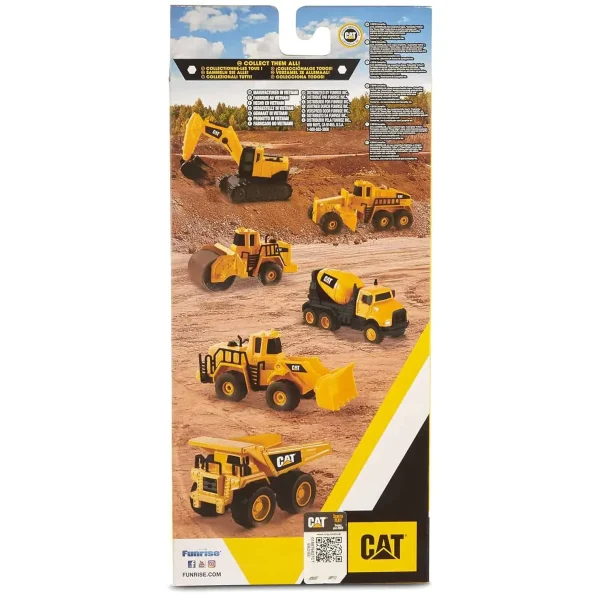 Outback Toys Excavators | Loaders<CAT Construction Metal Vehicle 3 Pack with Concrete Mixer, Dump Truck & Grader