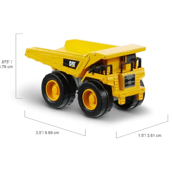 Outback Toys Excavators | Loaders<CAT Construction Metal Vehicle 3 Pack with Concrete Mixer, Dump Truck & Grader