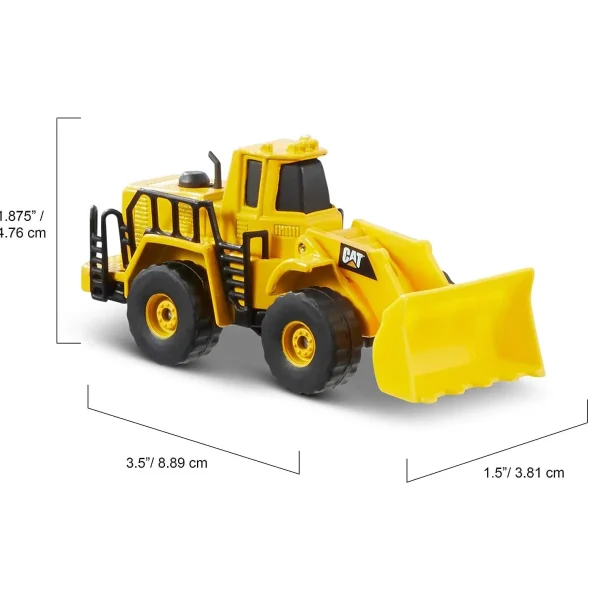 Outback Toys Excavators | Loaders<CAT Construction Metal Vehicle 3 Pack with Wheel Loader, Excavator & Steam Roller