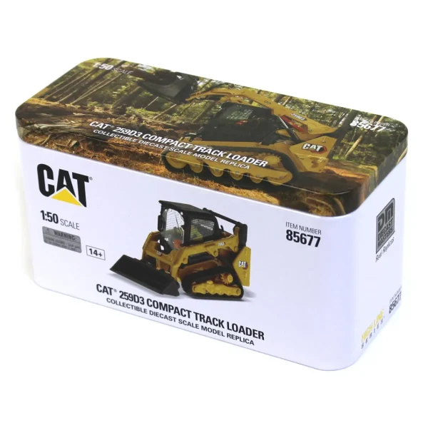 Manufacturer_Diecast Masters Loaders<1/50 CAT 259D3 Compact Track Loader w/ Bucket, Fork & Grapple Bucket