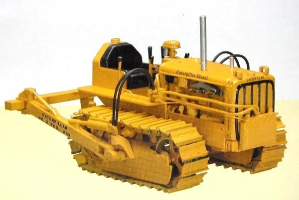 Manufacturer_SpecCast Crawlers & Dozers<1/16 CAT D2 Crawler with Tool Bar Ripper by SpecCast