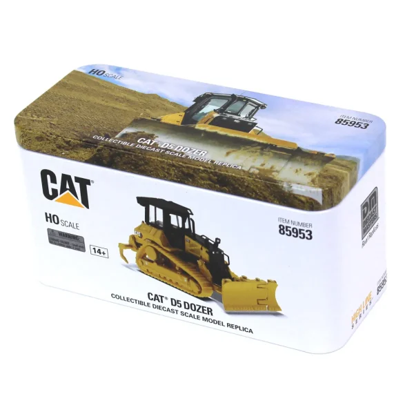 Manufacturer_Diecast Masters Crawlers & Dozers<1/87 CAT D5 Dozer with Fine Grading Undercarriage and Foldable Blade