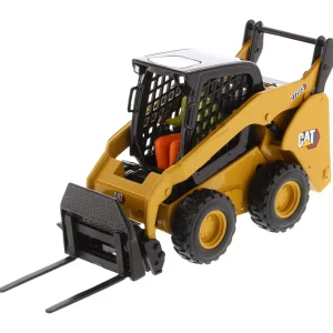Manufacturer_Diecast Masters Loaders<1/32 CAT 272D3 Skid Steer Loader w/ Bucket, Fork and Grapple Tools