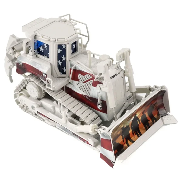 Manufacturer_Diecast Masters Crawlers & Dozers<1/50 CAT D8T Dozer with Patriotic Decoration, Brent Scarbrough & Co.