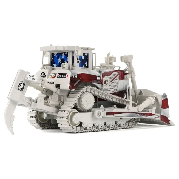 Manufacturer_Diecast Masters Crawlers & Dozers<1/50 CAT D8T Dozer with Patriotic Decoration, Brent Scarbrough & Co.