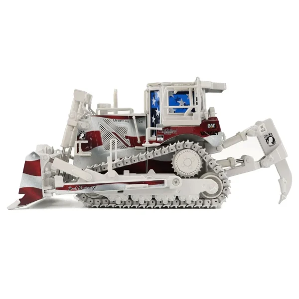 Manufacturer_Diecast Masters Crawlers & Dozers<1/50 CAT D8T Dozer with Patriotic Decoration, Brent Scarbrough & Co.