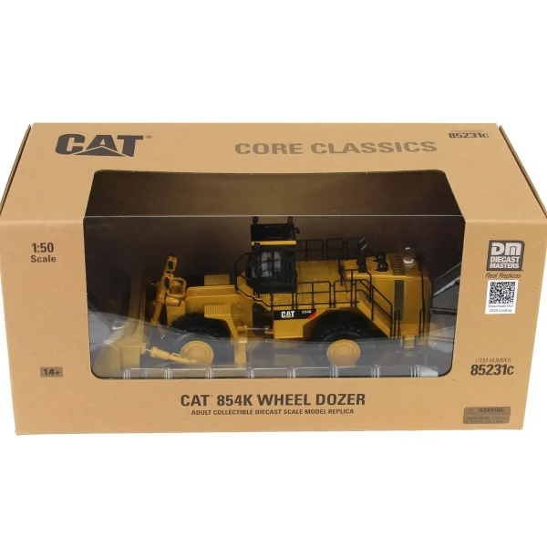 Manufacturer_Diecast Masters Crawlers & Dozers<1/50 CAT 854K Wheel Dozer