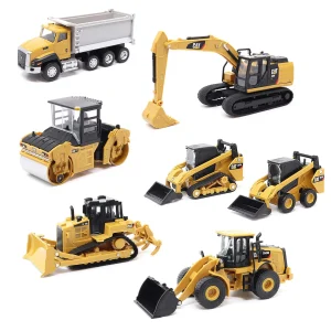 Manufacturer_Diecast Masters Excavators | Loaders<1/64 Caterpillar Construction Set of 6 Die-cast Replicas