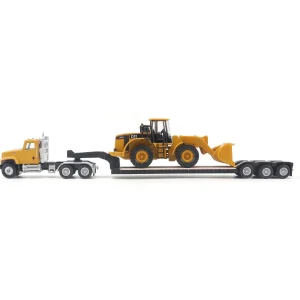 Manufacturer_Diecast Masters Loaders | Lowboys & Flatbeds<1/87 Caterpillar CT681 Day Cab with Lowboy & 950G Wheel Loader