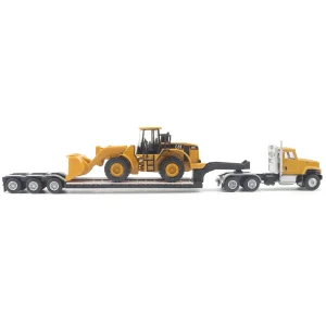 Manufacturer_Diecast Masters Loaders | Lowboys & Flatbeds<1/87 Caterpillar CT681 Day Cab with Lowboy & 950G Wheel Loader