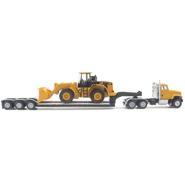Manufacturer_Diecast Masters Loaders | Lowboys & Flatbeds<1/87 Caterpillar CT681 Day Cab with Lowboy & 950G Wheel Loader