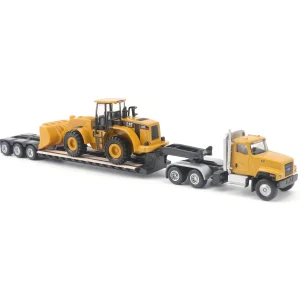 Manufacturer_Diecast Masters Loaders | Lowboys & Flatbeds<1/87 Caterpillar CT681 Day Cab with Lowboy & 950G Wheel Loader