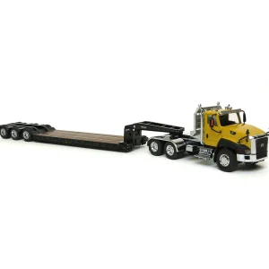Manufacturer_Other Lowboys & Flatbeds<1/50 Caterpillar CT660 Highway Truck with Trial King Lowboy Trailer