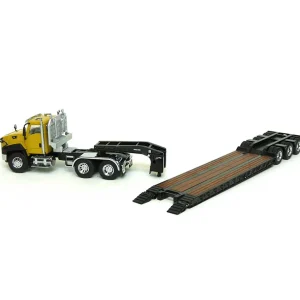 Manufacturer_Other Lowboys & Flatbeds<1/50 Caterpillar CT660 Highway Truck with Trial King Lowboy Trailer