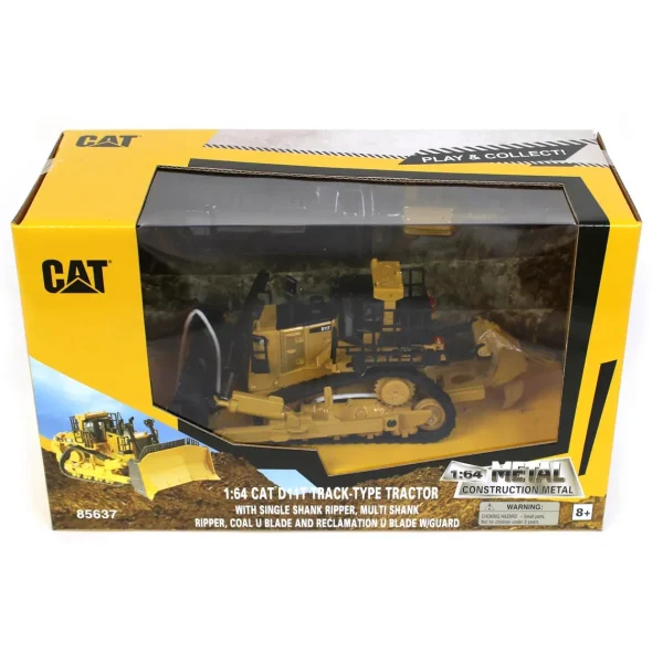 Manufacturer_Diecast Masters Crawlers & Dozers<1/64 Caterpillar D11 Dozer with 2 Blades & Rear Rippers