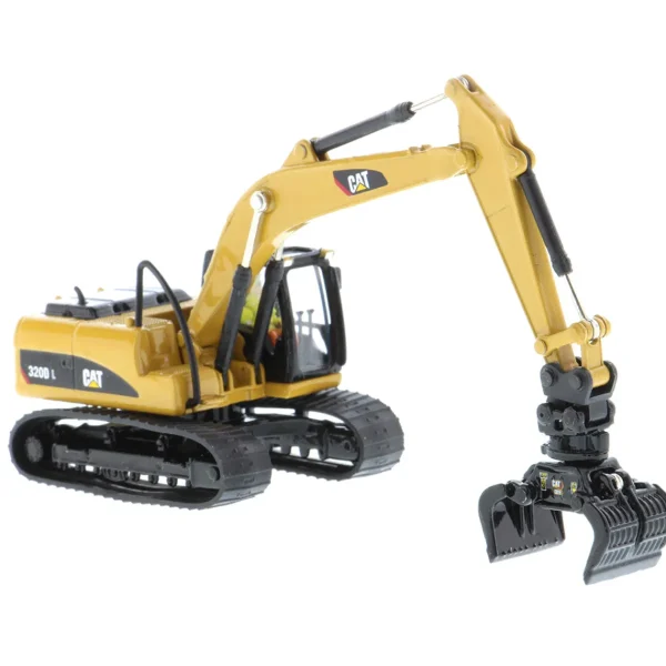 Manufacturer_Diecast Masters Excavators<1/87 Caterpillar 320D L Hydraulic Excavator with 4 Work Tools