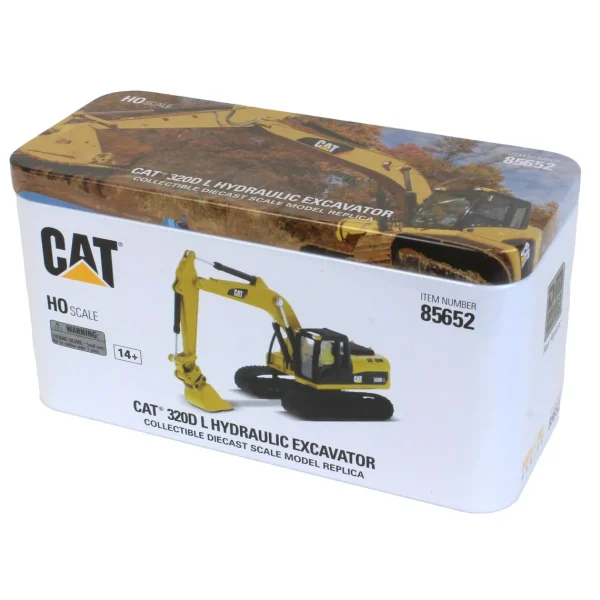 Manufacturer_Diecast Masters Excavators<1/87 Caterpillar 320D L Hydraulic Excavator with 4 Work Tools