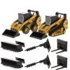 Manufacturer_Diecast Masters Loaders<1/64 Caterpillar 272D2 Skid Steer Loader & 297D2 Compact Track Loader