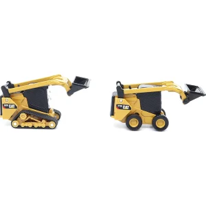 Manufacturer_Diecast Masters Loaders<1/64 Caterpillar 272D2 Skid Steer Loader & 297D2 Compact Track Loader Set