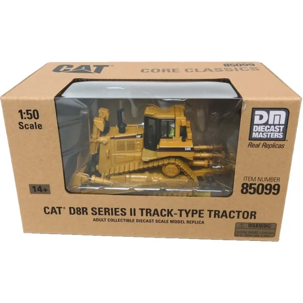 Manufacturer_Diecast Masters Crawlers & Dozers<1/50 Caterpillar D8R Series II Track-type Dozer with Blade and Ripper