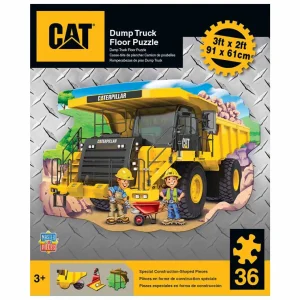 Outback Toys Games & Puzzles | Preschool Playroom<Caterpillar Dump Truck 36 Piece Floor Puzzle