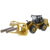 Manufacturer_Diecast Masters Loaders<1/64 Caterpillar 950M Wheel Loader w/ Log Fork, Bucket & 2 Log Poles