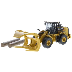 Manufacturer_Diecast Masters Loaders<1/64 Caterpillar 950M Wheel Loader w/ Log Fork, Bucket & 2 Log Poles
