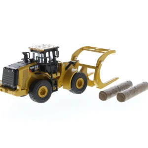 Manufacturer_Diecast Masters Loaders<1/64 Caterpillar 950M Wheel Loader w/ Log Fork, Bucket & 2 Log Poles