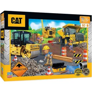 Outback Toys Games & Puzzles<Caterpillar "Parking Lot" 60 Piece Puzzle