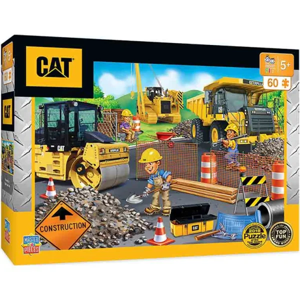 Outback Toys Games & Puzzles<Caterpillar "Parking Lot" 60 Piece Puzzle
