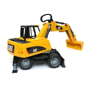 Manufacturer_Bruder Toys Excavators<1/16 Caterpillar Wheel Excavator (Plastic) by Bruder