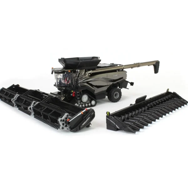 Manufacturer_ERTL Combines & Harvesters<Charcoal Chrome Chase Unit ~ 1/64 Case IH AF11 Combine with Tracks, 2024 Farm Show, ERTL Prestige