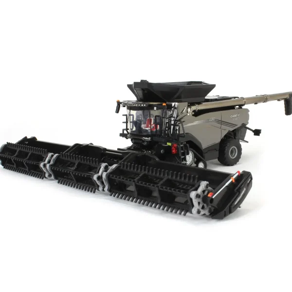 Manufacturer_ERTL Combines & Harvesters<Charcoal Chrome Chase Unit ~ 1/64 Case IH AF11 Combine with Tracks, 2024 Farm Show, ERTL Prestige