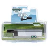 Manufacturer_Greenlight Collectibles Agricultural Trucks<Chase Unit ~ 1/64 Glossy Black Continuous Slat 30" Tandem Axle Gooseneck Trailer