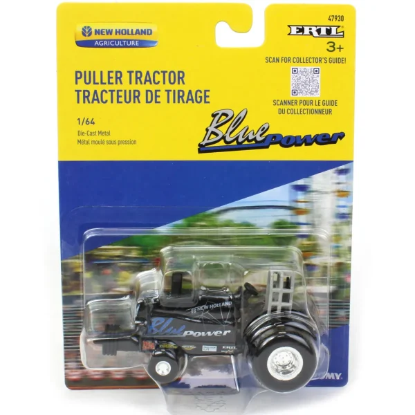 Manufacturer_ERTL Pulling Tractors<Chase Unit ~ 1/64 New Holland "Blue Power" Pulling Tractor