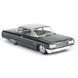 Manufacturer_Greenlight Collectibles Cars & Suvs<1/64 1964 Chevrolet Bel Air, Dark Gray & Silver Metallic, California Lowriders Series 6