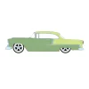 Manufacturer_Greenlight Collectibles Cars & Suvs<1/64 1956 Chevrolet Bel Air Lowrider, Crocus Yellow & Laurel Green Two-Tone, California Lowriders Series 7