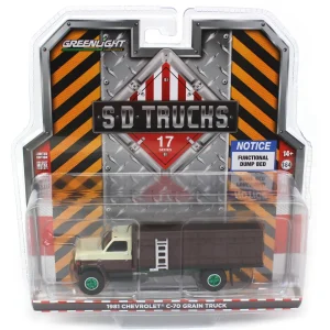 Manufacturer_Greenlight Collectibles Tanker Trucks<1/64 1981 Chevrolet C-70 Grain Truck, Brown, SD Series 17--CHASE UNIT