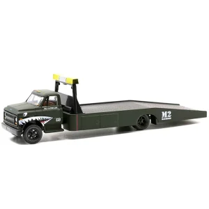 Outback Toys Tow & Straight Trucks<1/64 1968 Chevrolet C60 Ramp Truck, Maj. G Action Line, M2 Machines Hobby Exclusive