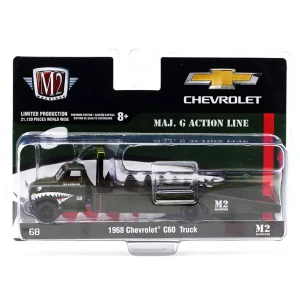 Outback Toys Tow & Straight Trucks<1/64 1968 Chevrolet C60 Ramp Truck, Maj. G Action Line, M2 Machines Hobby Exclusive