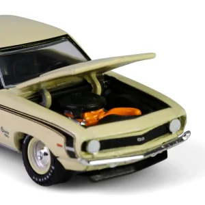 Manufacturer_Greenlight Collectibles Cars & Suvs<1/64 1969 Chevrolet Camaro SS 396, Scottsdale 2024, Butternut Yellow, Barrett-Jackson Series 15