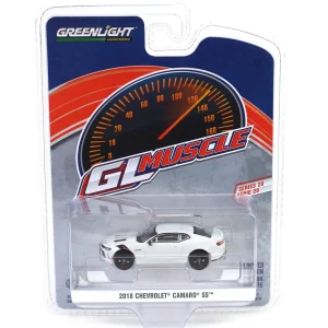 Manufacturer_Greenlight Collectibles Cars & Suvs<1/64 2018 Chevrolet Camaro SS Redline Edition, Silver Ice Metallic, GreenLight Muscle Series 28