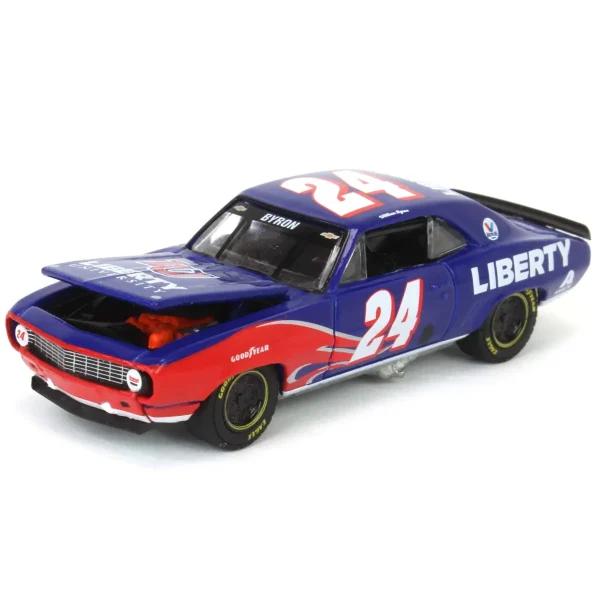 Manufacturer_Greenlight Collectibles Cars & Suvs<1/64 1969 Chevrolet Camaro, William Byron First Win Tribute, Hobby Exclusive