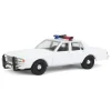 Manufacturer_Greenlight Collectibles Emergency Vehicles<1/64 1980-90 Chevrolet Caprice, Blank White with Light Bar & Grill Guard, Hot Pursuit
