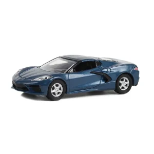 Outback Toys Cars & Suvs<1/64 2020 Chevrolet Corvette C8 Stingray, Shadow Gray, Barrett Jackson Scottsdale Series 11
