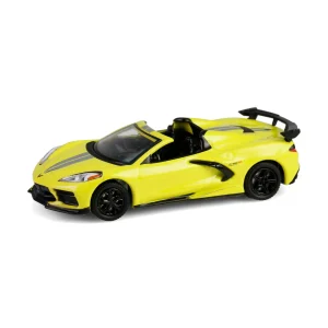 Manufacturer_Greenlight Collectibles Cars & Suvs<1/64 2022 Chevrolet Corvette C8.R Championship Edition Convertible, Scottsdale 2024, Yellow, Barrett-Jackson Series 15