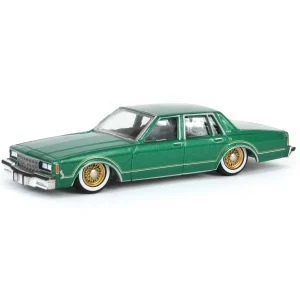 Manufacturer_Greenlight Collectibles Cars & Suvs<1/64 1985 Chevrolet Impala, Bright Green Metallic, California Lowriders Series 4