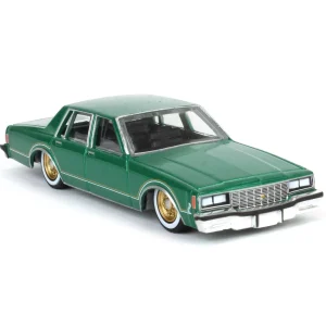 Manufacturer_Greenlight Collectibles Cars & Suvs<1/64 1985 Chevrolet Impala, Bright Green Metallic, California Lowriders Series 4