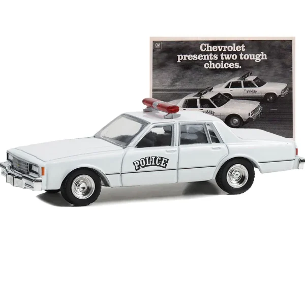 Manufacturer_Greenlight Collectibles Cars & Suvs<1/64 1980 Chevrolet Impala 9C1 Police, Vintage Ad Cars Series 9